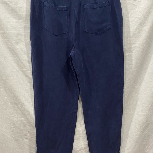 BNWT Olsen Mona Straight High waistline size 4 (34) Linen Blend Pants - Picture 2 of 16
